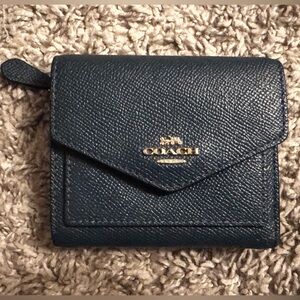 Coach Navy Blue Wallet